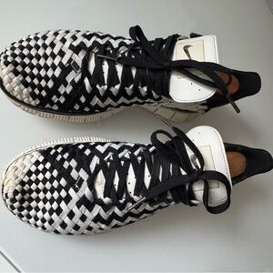 Nike Woven Black and White Sneakers